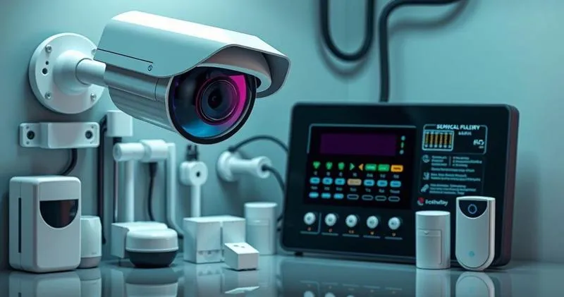 Sistema de segurança com camera e alarme